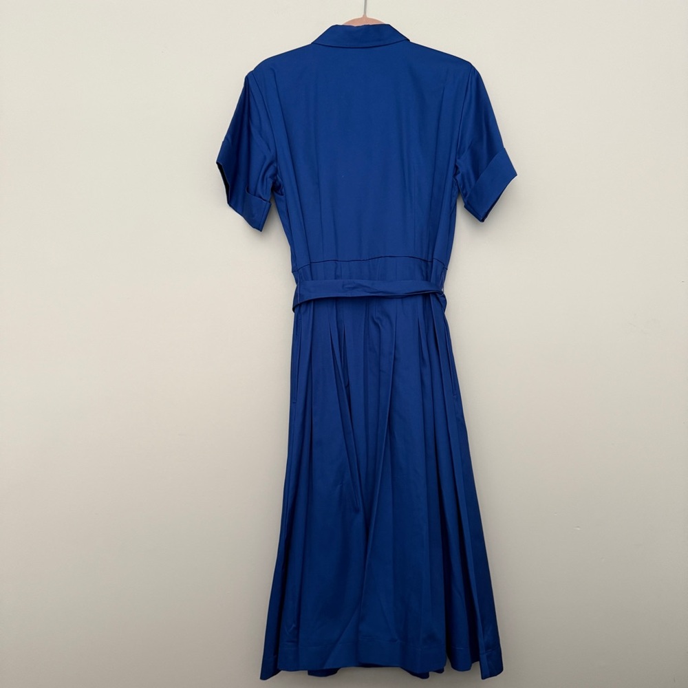 NWT Brooks Brothers Signature A-Line Cotton Sateen Shirt Dress SIZE 6 - Picture 7 of 7